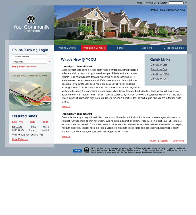 Create-a-Site Website Template Example 3