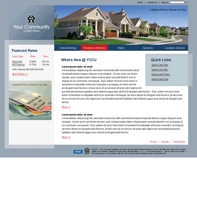 Create-a-Site Website Template Example 5