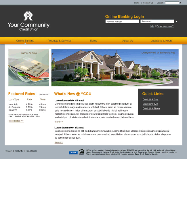 Create-a-Site Website Template Example 6