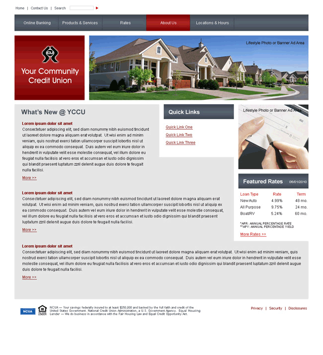 Create-a-Site Website Template Example 9