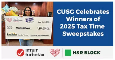 CUSG Celebrates Winners of 2025 Tax Time Sweepstakes