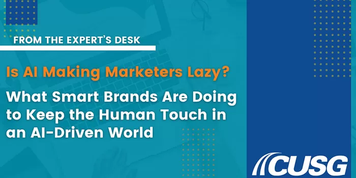 Is AI Making Marketers Lazy?