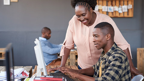 people using computer