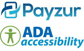 Payzur and ADA Accessibility logos