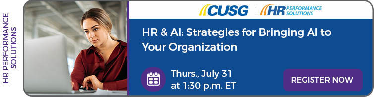 Thursday, July 31, 2025: HR and AI Webinar. Register now.