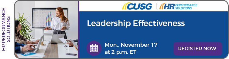 Monday, November 17, 2025: HR & Leadership Effectiveness Webinar. Register now.
