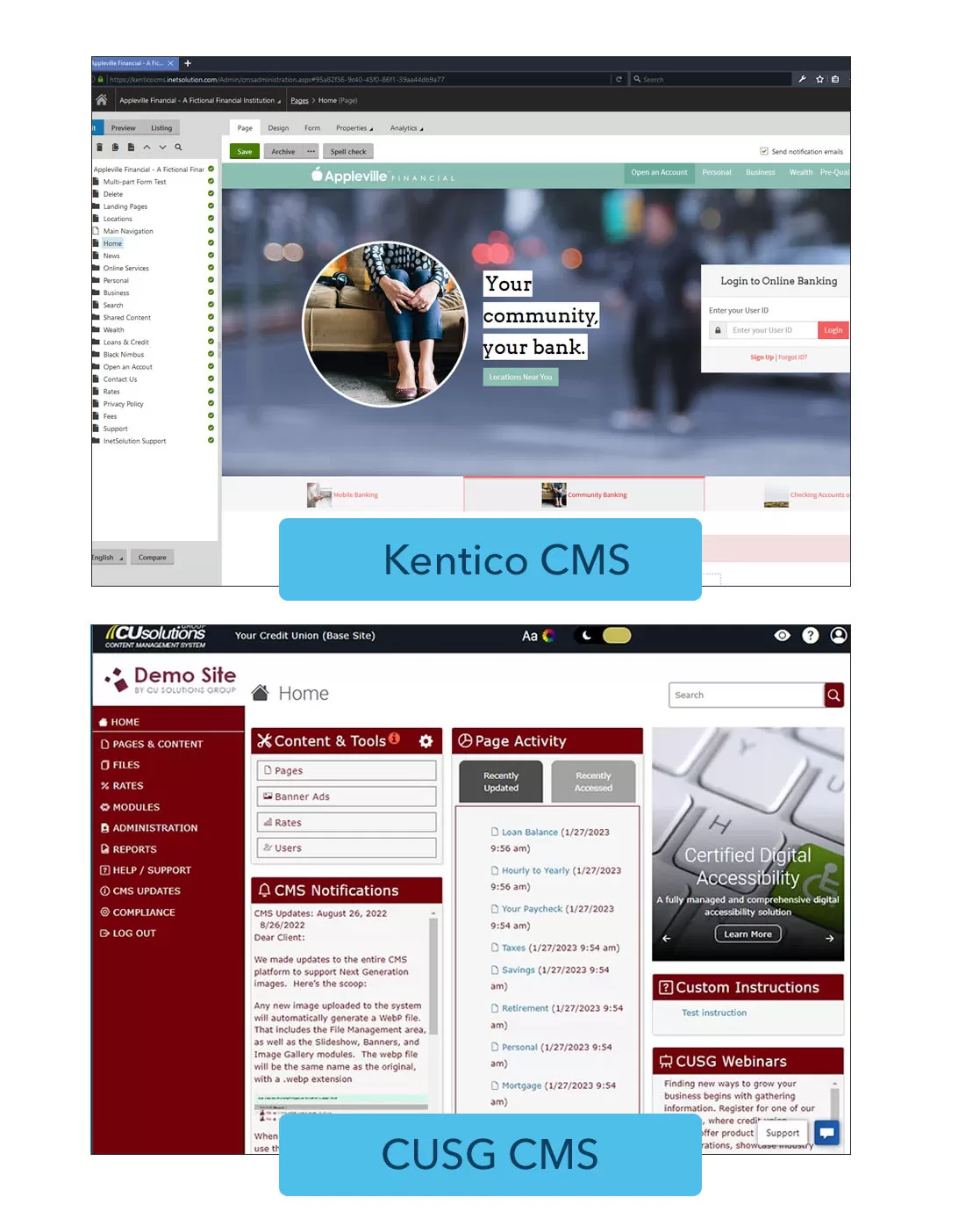 examples of CMS platforms